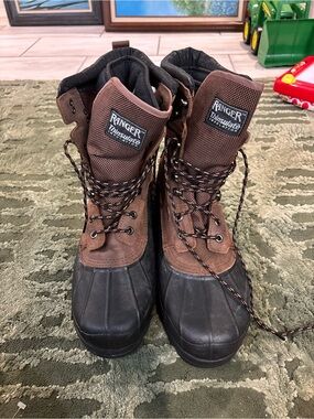 Vintage Ranger Thinsulate Insulated Brown/Black Men's Work Boots